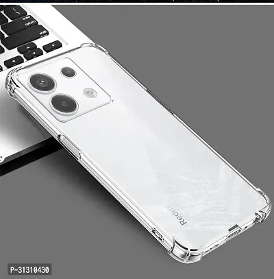 ROYALBASE Back Cover for Redmi Note 13 Pro 5G bm Transparent Camera Bump Protector Silicon Pack of 1-thumb2