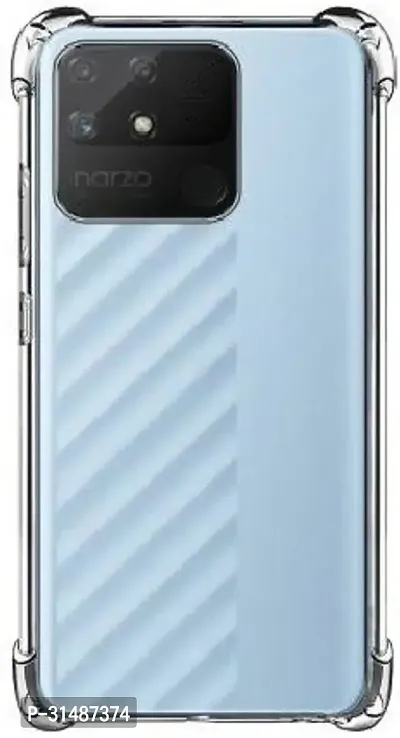 Back Cover for Realme Narzo 50A Transparent Grip Case Silicon Pack of 1-thumb0