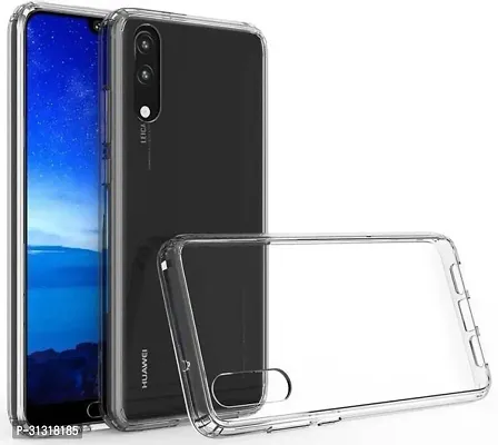 ROYALBASE Back Cover for Huawei P20 LITE Transparent Grip Case Silicon Pack of 1-thumb0