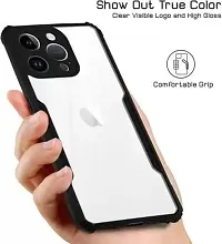 Back Cover for Apple iPhone 15 Pro Max Black Camera Bump Protector Pack of 1-thumb1