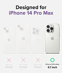 ROYALBASE Back Cover for APPLE iPhone 14 Pro MaxiPhone 14 Pro Max Transparent Grip Case Silicon Pack of 1-thumb1