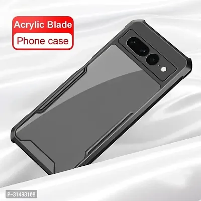 ROYALBASE Back Cover for Google Pixel 8 IP Black Grip Case Silicon Pack of 1-thumb4