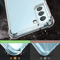 Back Cover for Samsung Galaxy S21 FE Transparent Grip Case Silicon Pack of 1-thumb3