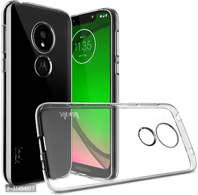 ROYALBASE Back Cover for MOTO G7 POWER Transparent Grip Case Pack of 1