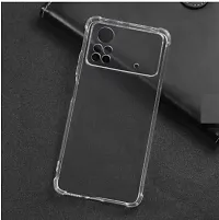 ROYALBASE Back Cover for POCO X4 PRO 5G Transparent Grip Case Silicon Pack of 1-thumb3