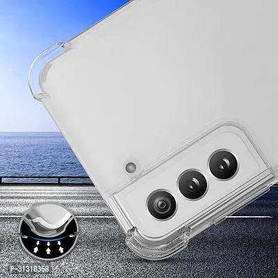 ROYALBASE Back Cover for Samsung Galaxy S22 Plus 5G Transparent Camera Bump Protector Silicon Pack of 1-thumb3