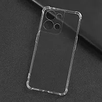 ROYALBASE Back Cover for Oppo Reno 8 Pro 5G Transparent Grip Case Silicon Pack of 1-thumb3