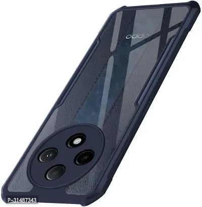 Back Cover for Oppo F27 Pro Plus 5G {IP Black Camera Bump Protector Silicon Pack of 1-thumb0