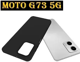 ROYALBASE Back Cover for Moto G73 5GMotorla G73 5G Black Grip Case Silicon Pack of 1-thumb2