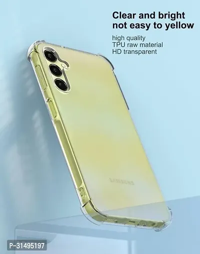 ROYALBASE Back Cover for SAMSUNG Galaxy A25 5G Transparent Camera Bump Protector Silicon Pack of 1-thumb4