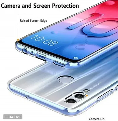 ROYALBASE Back Cover for HONOR 10 LITE Transparent Grip Case Silicon Pack of 1-thumb2