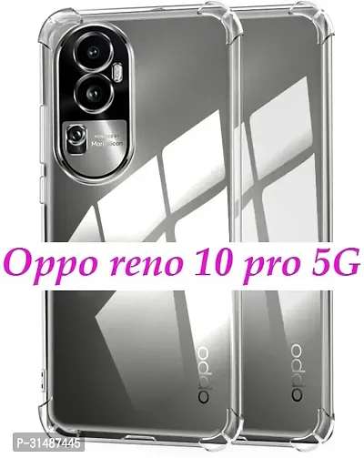 Back Cover for OPPO Reno10 Pro 5G Transparent Silicon Pack of 1