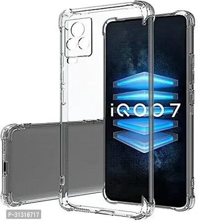 ROYALBASE Back Cover for iQOO 7 Legend 5G Transparent Grip Case Pack of 1-thumb0