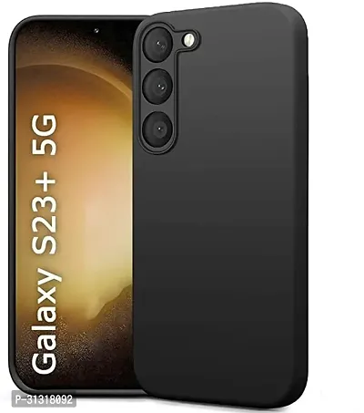 ROYALBASE Back Cover for SAMSUNG Galaxy S23 Plus SAMSUNG Galaxy S23 +5G Black Camera Bump Protector Silicon Pack of 1