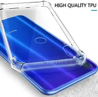 ROYALBASE Back Cover for REDMI NOTE 7 Transparent Grip Case Pack of 1-thumb3