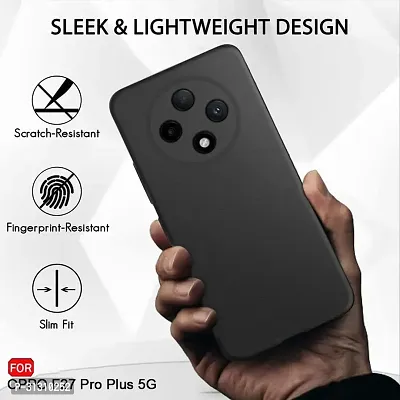 ROYALBASE Back Cover for Oppo F27 Pro Plus 5G CA Black Silicon Pack of 1-thumb3