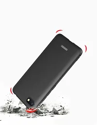 Back Cover for Mi Redmi 6A Black Grip Case Silicon Pack of 1-thumb4