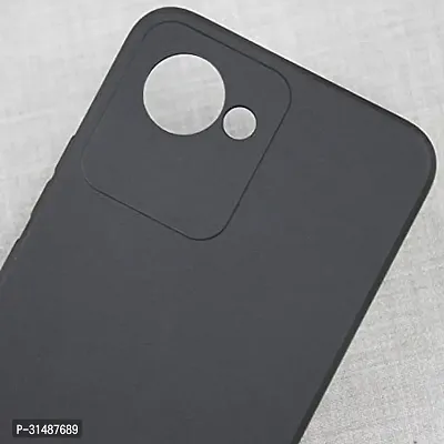 Back Cover for Realme C30 back glass Black Camera Bump Protector Silicon Pack of 1-thumb5