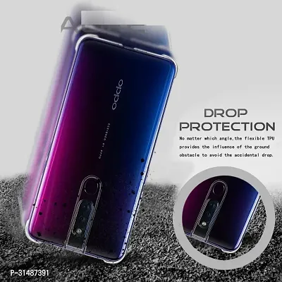 Back Cover for Oppo F11 Pro Transparent Grip Case Pack of 1-thumb4