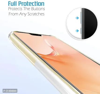 ROYALBASE Back Cover for Vivo V23 Pro 5G Transparent Grip Case Silicon Pack of 1-thumb3