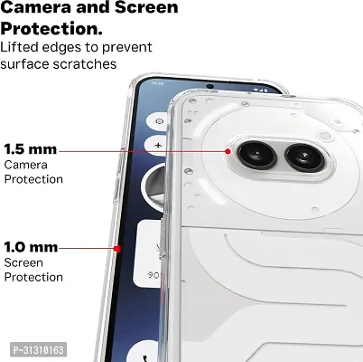 ROYALBASE Back Cover for Nothing Phone 2A TP Transparent Camera Bump Protector Silicon Pack of 1-thumb2