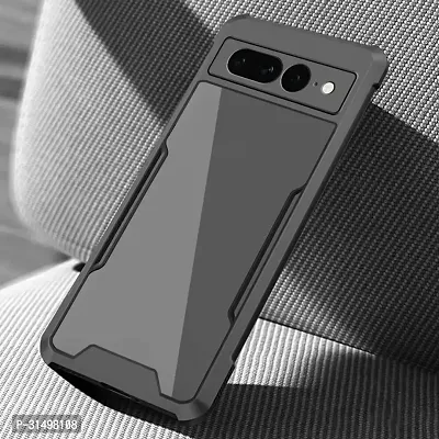 ROYALBASE Back Cover for Google Pixel 8 IP Black Grip Case Silicon Pack of 1-thumb2