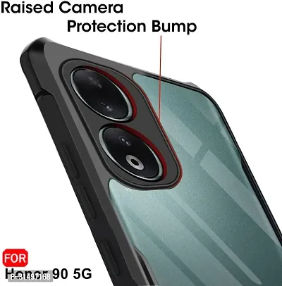 Back Cover for Honor 90 5G Black Grip Case Pack of 1-thumb4