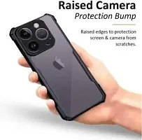 ROYALBASE Back Cover for Apple iPhone 15 Pro Max Black Camera Bump Protector Pack of 1-thumb2