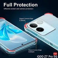 ROYALBASE Back Cover for Iqoo Z7 Pro 5G BM Black Camera Bump Protector Silicon Pack of 1-thumb1