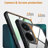 ROYALBASE Back Cover for Oneplus Nord Ce 3 Lite 5G Black Grip Case Silicon Pack of 1-thumb1