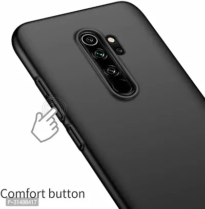 ROYALBASE Back Cover for Redmi Note 8 Pro Black Grip Case Silicon Pack of 1-thumb4