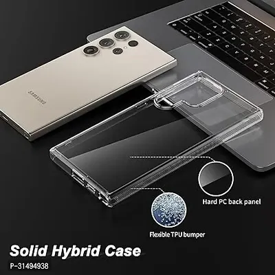 ROYALBASE Back Cover for Samsung Galaxy S24 Ultra 5G Samsung Galaxy S24 Ultra Transparent Shock Proof Silicon Pack of 1-thumb5