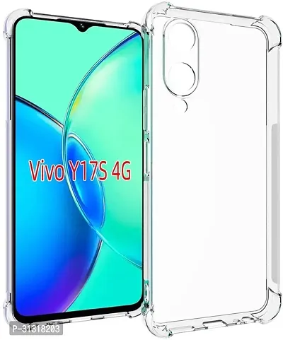 ROYALBASE Back Cover for BMTP-Vivo Y17S Transparent Silicon Pack of 1