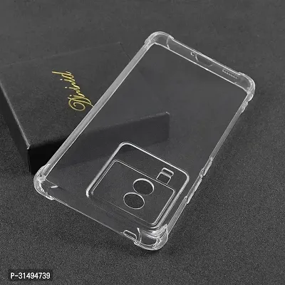 Back Cover for iQOO Neo 7 5G Transparent Camera Bump Protector Silicon Pack of 1-thumb5