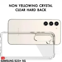 ROYALBASE Back Cover for SAMSUNG Galaxy S23 Plus SAMSUNG Galaxy S23 +5G Transparent Camera Bump Protector Silicon Pack of 1-thumb1