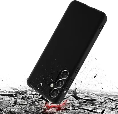 Back Cover for SAMSUNG Galaxy S23 FE Black Grip Case Silicon Pack of 1-thumb4