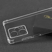 Back Cover for Redmi Note 12 Pro 5G Transparent Camera Bump Protector Silicon Pack of 1-thumb1