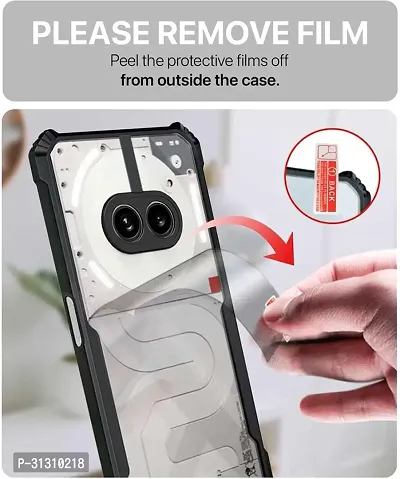 ROYALBASE Back Cover for Nothing Phone 2A IP Transparent Camera Bump Protector Pack of 1-thumb2