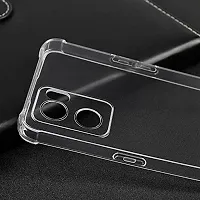 ROYALBASE Back Cover for Oppo Reno 7 5G Transparent Camera Bump Protector Silicon Pack of 1-thumb1