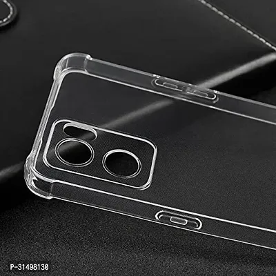 ROYALBASE Back Cover for Oppo Reno 7 5G Transparent Camera Bump Protector Silicon Pack of 1-thumb2