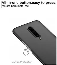 ROYALBASE Back Cover for ONEPLUS 7 PRO Black Grip Case Silicon Pack of 1-thumb2