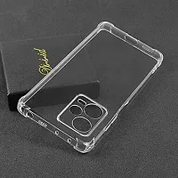 ROYALBASE Back Cover for Redmi Note 12 Pro 5G Transparent Camera Bump Protector Silicon-thumb3