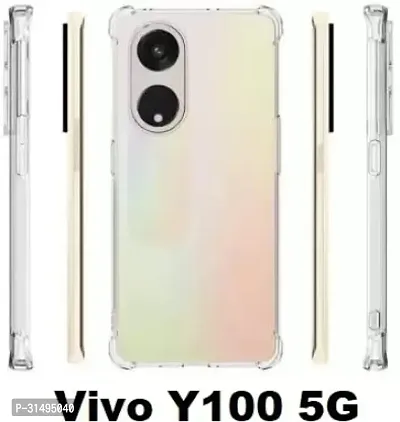 ROYALBASE Back Cover for Vivo Y100Vivo Y100A 5G Transparent Camera Bump Protector Silicon Pack of 1-thumb0