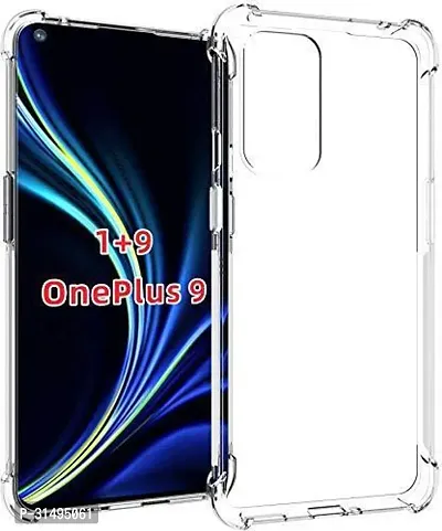 ROYALBASE Back Cover for OnePlus 9 Transparent Grip Case Pack of 1-thumb0