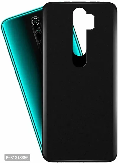 ROYALBASE Back Cover for Redmi Note 8 Pro Black Grip Case Silicon Pack of 1-thumb0