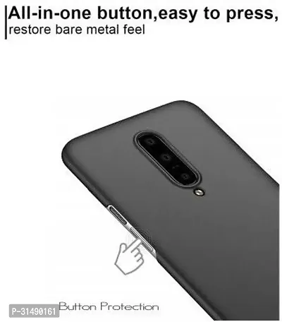 Back Cover for ONEPLUS 7 PRO Black Grip Case Silicon Pack of 1-thumb3