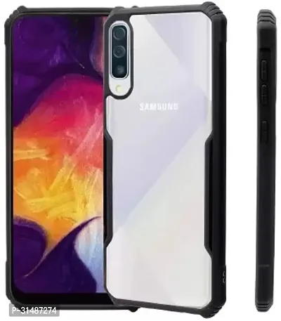 Back Cover for SAMSUNG Galaxy A50 Black Camera Bump Protector Pack of 1-thumb0