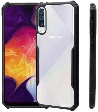 Back Cover for SAMSUNG Galaxy A50 Black Camera Bump Protector Pack of 1