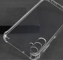 Back Cover for Samsung Galaxy M14 5G Transparent Shock Proof Silicon Pack of 1-thumb2