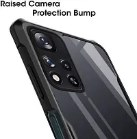 Back Cover for Xiaomi 11i Hyper ChagreMi 11i Black Camera Bump Protector Pack of 1-thumb2